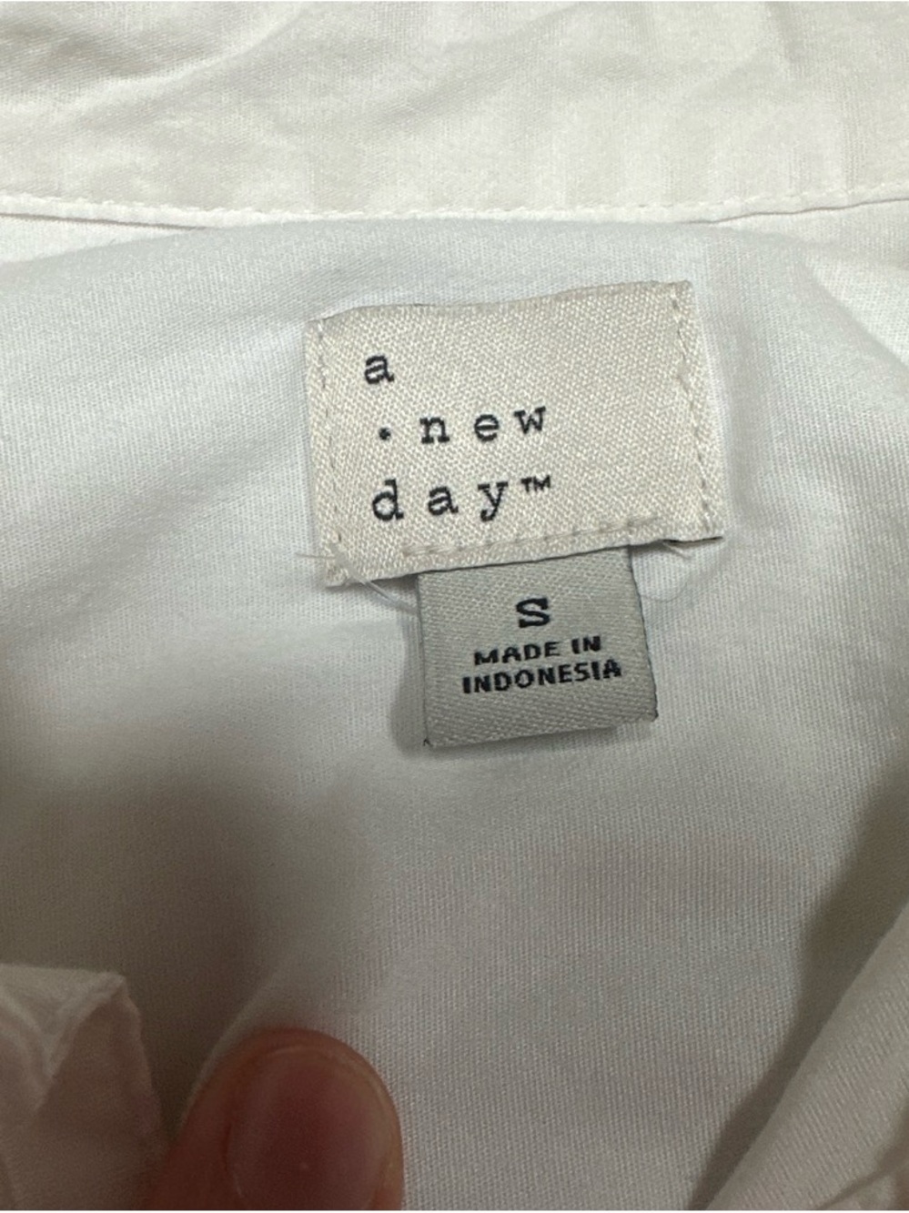 a new day White Button-Down Shirt with Chest Pocket - Picture 3 of 3
